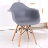 Silla Eames para Adulto Plástico Moderna Sencilla Respaldo Silla de Comedor para Restaurante Silla de Cafetería Hotel Sala de Conferencias Negociación Silla con Base