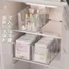 Caja de Almacenamiento para Mascarillas Faciales Compartimento de Acrílico para Cosméticos Transparente de Escritorio Gran Capacidad Tocador Caja de Almacenamiento para Productos de Cuidado de la Piel