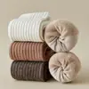 Meias Versáteis de Cano Médio para Outono e Inverno para Mulheres, Sem Costura, Cor Sólida, Resistentes a Odores, Respiráveis, Absorventes de Suor, Meias Largas Aconchegantes Zhuji