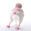 Chapéu de bebê para meninos e meninas outono e inverno chapéu de bebê fofo desenho animado proteção de orelha bola de pelo quente à prova de vento chapéu Lei Feng moda
