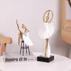 Bailarina de ballet de arte moderno, niña pequeña, decoración de personaje, creativa, para el hogar, pasillo, decoración de habitación de princesa, regalo de cumpleaños