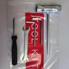 Kit universal de mantenimiento e instalación para cortacésped de dos tiempos y cuatro tiempos, desbrozadora, juego de llaves y destornilladores de 5 piezas
