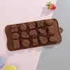 Em estoque forma de bolo transfronteiriça multiestilo silicone forma de chocolate amor animal forma de assar fácil de desenformar