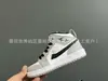 Zapatillas de Baloncesto Clásicas Jordan 1 para Niños de la Fábrica Original de Zapatos Infantiles Putong, Zapatillas Deportivas Casuales para Niños y Niñas, Zapatillas de Correr Aj1 para Bebés