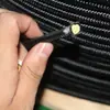 Fabricante Fornece Corda de Aramida Refletiva, Corda de Kevlar Preta, Corda Trançada de Fibra 1414, Resistente ao Desgaste e de Alta Resistência