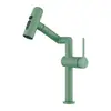Grifo de Lavabo con Brazo Mecánico Personalizado Dopamine, Grifo Universal de Cobre para Lavabo de Baño Gato de la Suerte Frío y Caliente