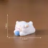 Juguete de peluche flocado, muñeca de oveja pequeña creativa y linda, adorable decoración DIY, llavero, colgante para bolso y pequeño adorno