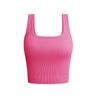 Chaleco de yoga y fitness sin almohadilla para el pecho, de una sola capa, a prueba de golpes, con hilo sin costuras, ropa interior exterior, ropa interior deportiva de yoga y fitness para mujer