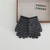 Guantes de Punto para Niños Estilo Coreano con Rayas y Colores Contrastantes, Modernos Guantes de Invierno Cálidos para Niños y Niñas