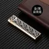 DB8015 Muela de Banda Metal Inflable Encendedor Dorado Encendedor de Banda Personalidad Tendencia Regalo para Hombre Sonido de Agitación Suministro