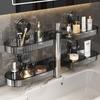 Caja de Almacenamiento de Cosméticos Tipo Estante de Almacenamiento con Ventosa para Montar en la Pared para Baño, Inodoro, Lavabo