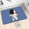 Alfombrilla de Diatomeas Dibujo Animado Xiaoxin para Baño Absorbente Antideslizante Felpudo para WC Secado Rápido Resistente a la Suciedad Alfombrilla de Piso para WC