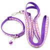Coleira para animais de estimação de 1cm de largura, sino para cachorro, corda de tração, sino para gato para cachorro pequeno, coleira pendurada