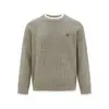 Suéter Masculino Zoewatson Transfronteiriço Cor de Outono 2026 Color Block Gola Redonda Pulôver Solto Roupa de Baixo Tricô Tendência