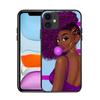 Funda para iPhone15 Chica Negra para Apple X Transfronteriza Funda para Teléfono Chica Negra Teléfono Móvil