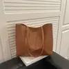 Bolso Maillard Estilo Coreano para Mujer, Nuevo Bolso de Hombro Vintage Primavera 2026, Bolso de Gran Capacidad para el Trabajo, Bolso Tote