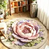 Alfombra Redonda de Visón Sintético con Visión Estéreo 3D para Sala de Estar en Casa Alfombra para Mecedora Alfombra de Mesita de Noche para Dormitorio temu Dropshipping