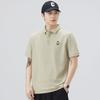 Impresión de Silicona Tridimensional Verano 2025 Camiseta Polo Fina de Manga Corta Camiseta para Hombre