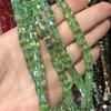 Nuevas cuentas sueltas de cristal cuadradas tridimensionales naturales de 6 mm, diversas cuentas de vidrio, pulseras, collares, accesorios de joyería, venta al por mayor
