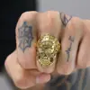 Haiteng 316 Alternativo Elegante Moderno Calavera de Spider-Man Anillo de Acero de Titanio para Hombre Venta Caliente Nuevos Accesorios Suministro