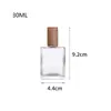 Atacado no Local Múltiplas Especificações e Múltiplos Estilos Simples Portátil Frasco Dispensador de Perfume Frasco Borrifador Frasco Dispensador Cosmético Tampa de Madeira