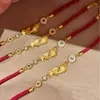 Pulsera de Monedas Koi Nueva 2025 para Mujer, Tejido Estilo Chino Nuevo, Gama Alta y Exquisita, Regalo de Cumpleaños para Mejor Amiga