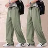 Malla TranspirablePantalones de Seda Helada para Hombre Verano Delgados de Corte Holgado Pantalones Deportivos de Secado Rápido Pantalones Largos Casuales para Hombre