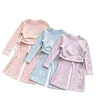 Conjunto de ropa de otoño para bebé niña, pijama, ropa para casa, dulce, fresco, lindo, pantalón acampanado casual conjunto de dos piezas