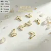Liga Flor Oca Brinco DIY Pingente de Franja Gota de Óleo Flor com Pedras Strass Acessórios de Carro Pingente de Franja Step Shake