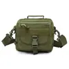 Bolsa Transversal de Ombro Único Estilo Militar Multifuncional para Homens, Bolsa Tática de Armazenamento de Ferramentas Transfronteiriça, Bolsa de Cintura Tática Molle para Caminhada ao Ar Livre