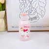 Frasco Vazio de Shampoo Macaron Fofo 300ml Frasco com Bomba para Loção Corporal Desenho Animado Subembalagem de Gel de Banho Infantil