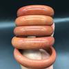 Pulsera de Jade Dorado de Xinjiang Piedra Cruda Pulsera de Jade Rojo She Tai Fabricante Venta Directa Suministro en Vivo Wenwan Xiuyu