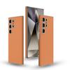 Aplicable a Samsung S24Ultra funda de cuero curva lisa para teléfono Galaxy S24u funda protectora de cuero para negocios resistente a caídas