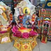 Herramientas de Corte de Papel para Ofrecer Bendiciones, Recaudar Fortuna y Adorar Dioses, Set Completo a Todo Color para Mesas de Ofrenda, Adecuado para el Festival Qingming, Disponible para Venta al por Mayor