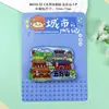 Imanes Metálicos para Refrigerador de la Montaña Wutai con Letras, Tendencia Nacional Souvenirs Culturales y Creativos, Regalos de Viaje al por Mayor