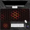 Alfombrilla de ratón para sala de juegos inspirada en la tecnología, tamaño grande, resistente a la suciedad, resistente al desgaste, alfombrilla de escritorio para el hogar, dormitorio, estudio, alfombrilla de ratón de tela Jiaji