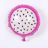 Nuevo globo de aluminio de 18 pulgadas de fresa pitahaya carambola sandía naranja kiwi globo de aluminio para fiesta de frutas