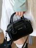 Bolso de Boliche Versátil y a la Moda de Estilo Coreano para Mujer 2025 Nuevo Estilo Bolso de Hombro Único Estilo Extranjero Casual Bolso Bandolera
