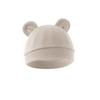 Chapéu de Bebê Infantil Estilo Comércio Exterior 2024 Chapéu para Recém-Nascido Camada Única Cor Sólida Primavera Outono Chapéu com Orelhas do Mickey Fofo
