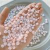 Nueva joyería para manicura de camelia en polvo azul degradado halo de hielo red net rosa decoración de uñas tridimensional al por mayor