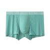 Roupa Íntima Masculina Ventilada Sem Costura, Shorts Finos Antibacterianos Respiráveis e Frescos para o Verão, Shorts Boxers Masculinos de Seda Gelada de Secagem Rápida