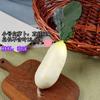 Modelo de frutas y verduras de plástico falsas maíz pepino verde comida muebles de alacena de cocina accesorios de juego de educación temprana