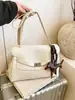 Bolso Retro Maillard Marrón para Viajes Diarios para Mujer 2025 Nuevo Bolso de Hombro Cruzado de Gran Capacidad Bolso Tote de Gama Alta