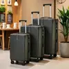 Maleta de 26 pulgadas muy elegante y duradera con cerradura de combinación y ruedas multidireccionales, gran capacidad, estuche de viaje de PC, 20 pulgadas.