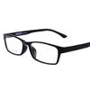 Imitación de moda TR90 plástico acero popular montura de gafas para hombre y mujer gafas planas visión diurna belleza marca montura de gafas al por mayor