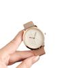 Reloj de Cuarzo con Correa de Malla de Moda Reloj para Hombre Directo de Fábrica Nuevo Reloj de Malla Simple para Hombre