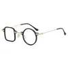 Nuevas Divertidas Gafas de Sol Asimétricas de Una Sola Ronda Marco Cyber-Popular para Mujer Marco con Protección UV Gafas de Sol para Hombre 9351