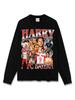 Fútbol Transfronterizo Harry Kane Harry Kane Camiseta de Manga Corta Estampada Sudadera con Capucha de Cuello Redondo Pesada