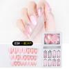 Usando unhas postiças adesivo para unhas postiças produtos acabados de nail art com strass sem cola novas vendas diretas da fábrica