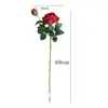 Rama Artificial Individual de Gama Alta 2 Cabezas Rosa de Primavera Salón de Bodas Hogar Hotel Decoración Flor Artificial Rosa Artificial